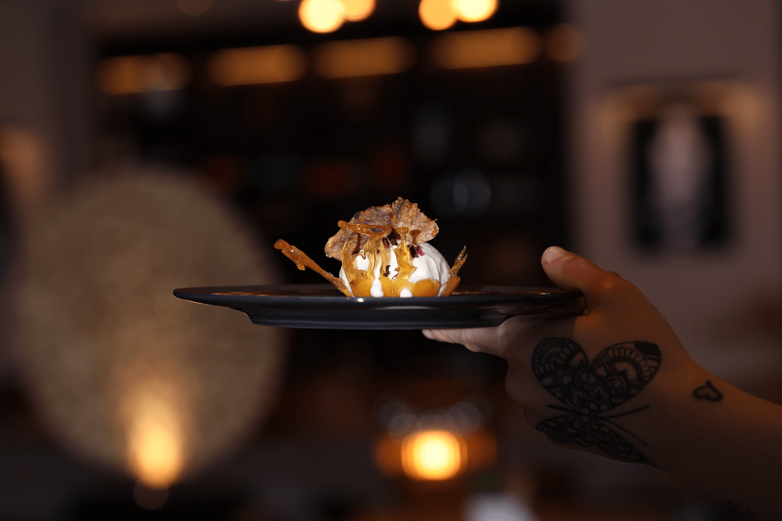 Restaurant Acasa with goat cheese ice cream