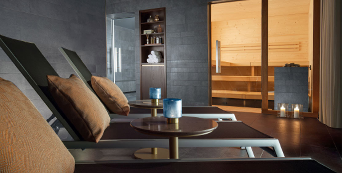 Sauna and steam room in the spa area of hotel ACASA Suites Zurich